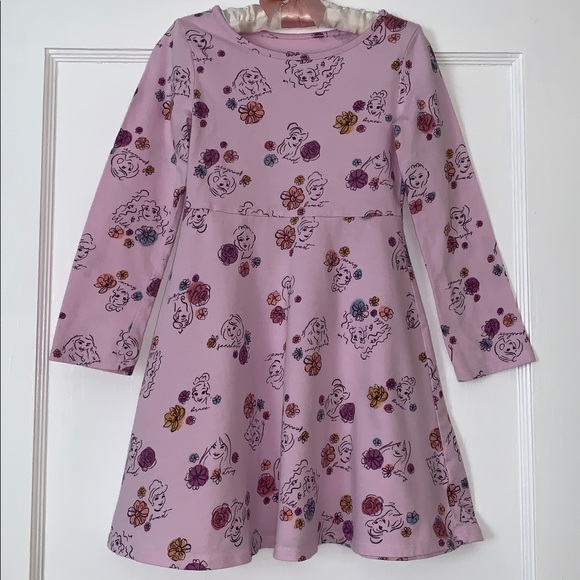 Other - Disney Princess Lavender Dress 4 Princesses Long Sleeves